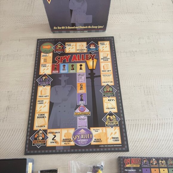 Vintage 1999 Spy Alley The Game of Suspense and Intrigue - Picture 3 of 13